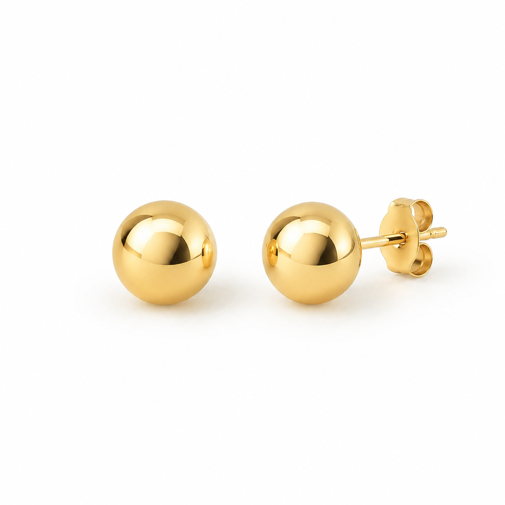 Gold Stud Earrings